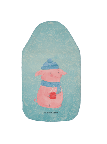 Mr. & Mrs. Panda Wärmekissen Schweinchen Glühwein ohne Spruch in Eisblau