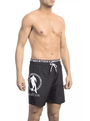 Bikkembergs Schwarz Polyester Herren Bade Kurz