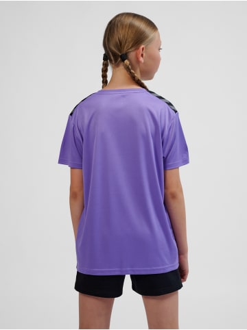 Hummel T-Shirt Hmlauthentic Kinder in DAHLIA PURPLE/ASPHALT