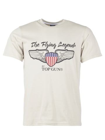 TOP GUN T-Shirt TG20193027 in beige