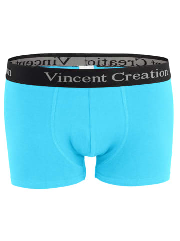 Vincent Creation® Boxershorts-Hipster 6 Stück in marine/türkis/schwarz