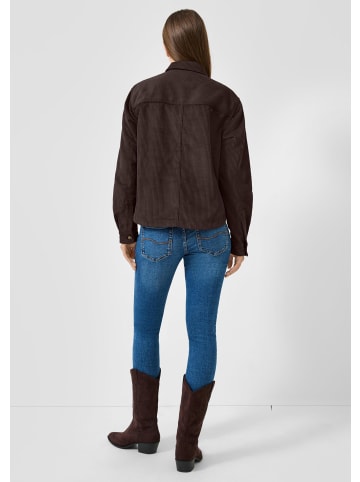 QS Bluse in 8945_dunkelbraun