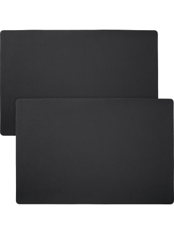 Erwin Müller Tischset 2er-Pack Lagoa in schwarz