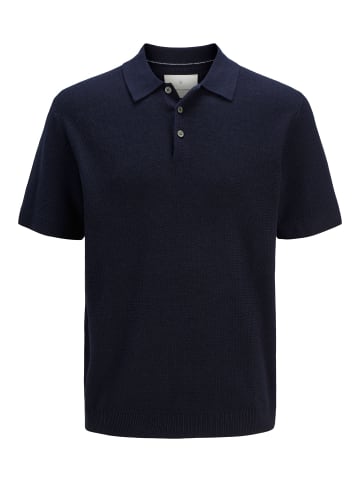 Jack & Jones Gestricktes Polo in Night Sky
