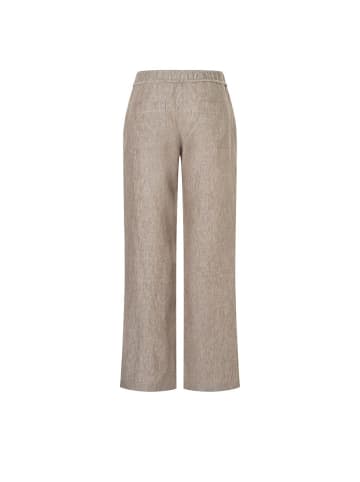 MAC Leinenhose CHIARA BELT in sanddrift melange