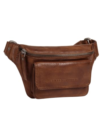 SPIKES & SPARROW Gürteltasche WAIST BAG echt Leder in cognac