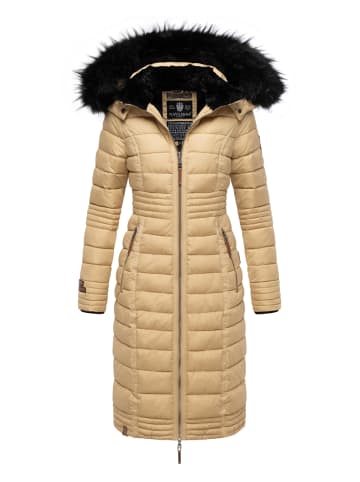 Navahoo Wintermantel Umay in Sand