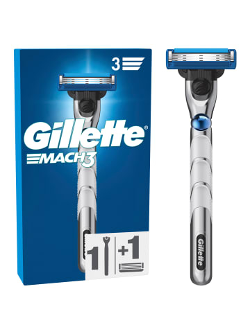 Gillette Nassrasierer „Mach3 Turbo 3D“ + 1 Ersatzklinge