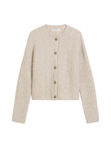 Marc O'Polo Cardigan regular in chalky mauve melange