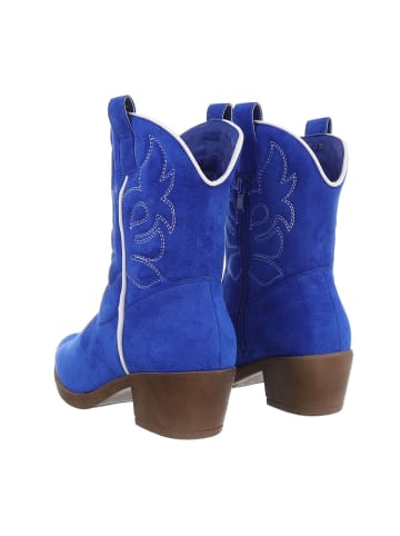 Ital-Design Stiefelette in Blau