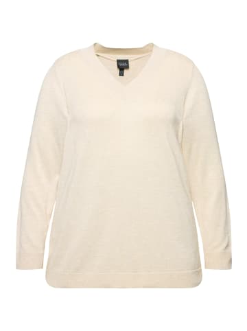 Ulla Popken Pullover in natur melange
