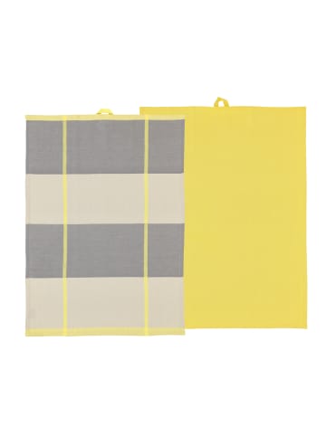 SÖDAHL Geschirrtuch Blocks in Yellow
