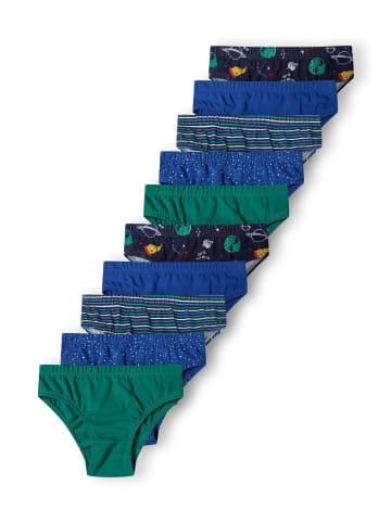 Minoti 10er-Set: Slips 19brief9 in blau