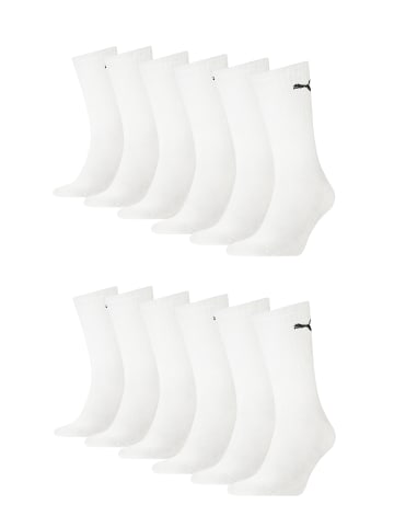 Puma Socken PUMA UNISEX CREW SOCK 12P ECOM in 300 - white