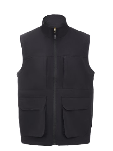 Schmuddelwedda Vest in Schwarz