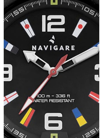 Navigare Uhr in BLACK