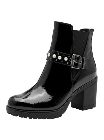 Marco Tozzi Stiefelette in BLACK PAT.