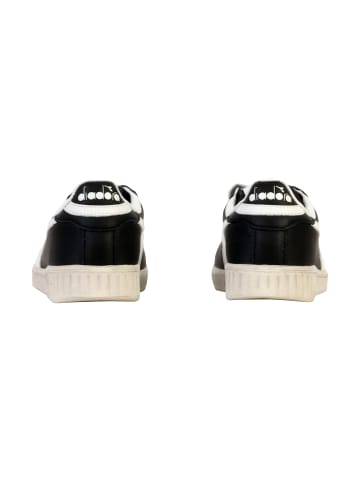 Diadora Game L Low Waxed Ledersneaker Schwarz