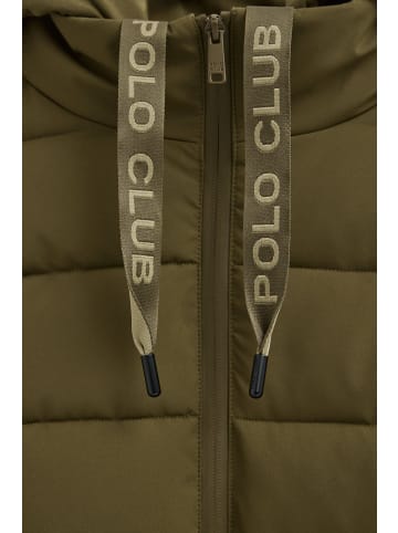 Polo Club Jacke MAN CEDRIC LONG SLEEVE REGULAR FIT in Dunkelolive