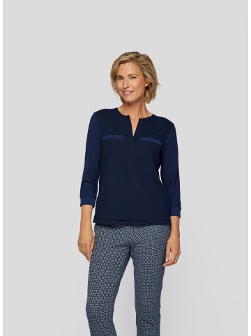 Rabe Bluse in Dunkelblau in Blau