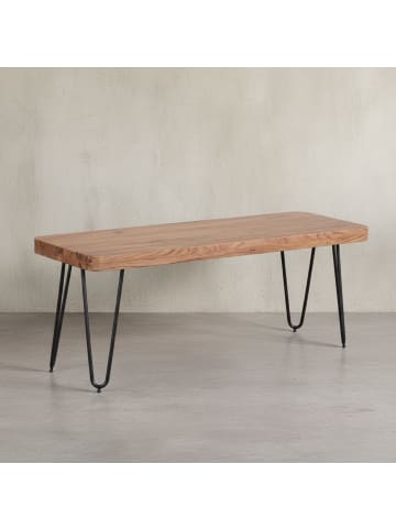KADIMA DESIGN Esszimmer Sitzbank BAGLI Massiv-Holz 120 x 45 x 40 cm in Akazie