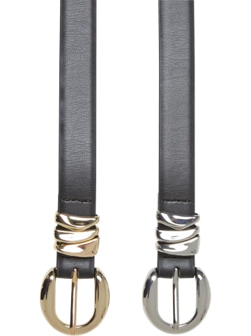Urban Classics Gürtel in black/gold+black/silver