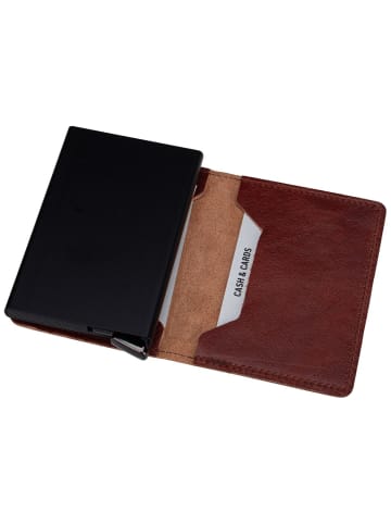 Secrid Geldbörse Premium Slimwallet+ Dusk in Brown