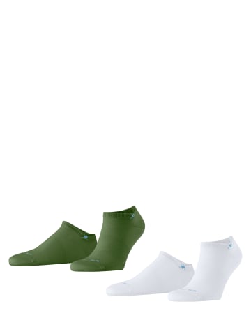 Burlington Sneaker-Socken Doppelpack in Fir green
