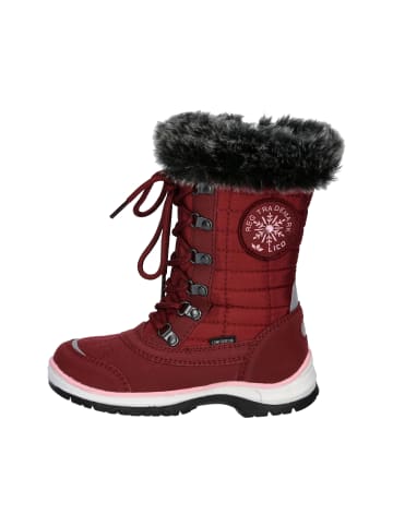 Lico Winterboots "Lillesand" in Rot