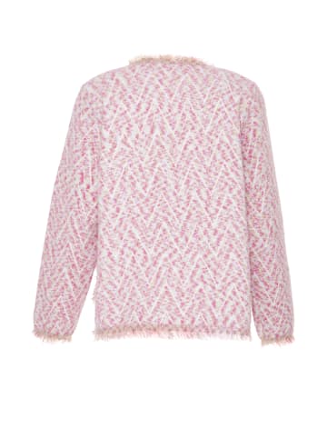 NALLY Damen Strickjacke in Pink Mehrfarbig
