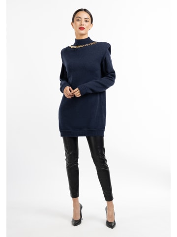 faina Damen Strickkleid in Marine