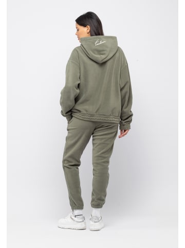 Tom Barron Freizeitanzug Oversize Fleece Tracksuit in khaki