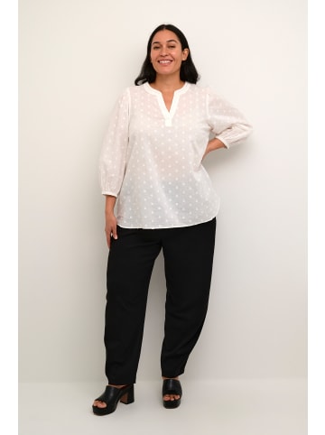 KAFFE curve Langarm-Bluse KCjolana Regular fit in Chalk
