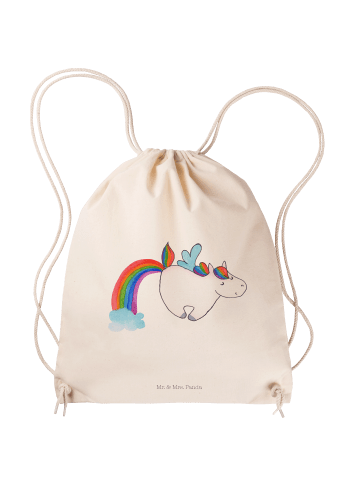 Mr. & Mrs. Panda Jutebeutel Einhorn Fliegendes Pferd ohne Spruch in Creme