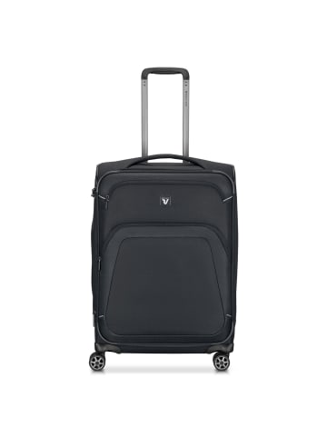 Roncato Gateway 4 Rollen Trolley M 66 cm mit Dehnfalte in black
