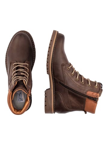 Camel Active CARINA Leder Boot in Dunkelbraun