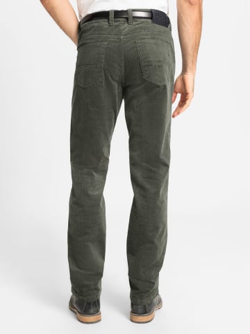 C. Brühl Hose in oliv-gemustert