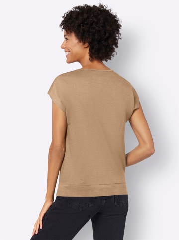 WITT WEIDEN Kurzarmshirt in camel