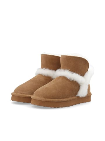 Bianco Plateaustiefel in Cognac