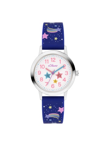 s.Oliver Armbanduhr The Twinkle Fun in blau