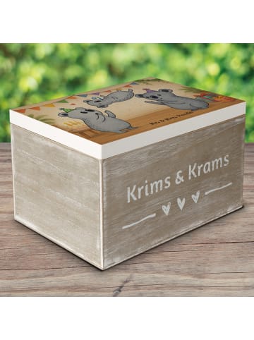 Mr. & Mrs. Panda Geschenkbox Koalas Geburtstag Design ohne Spruch in Weiß