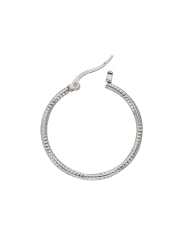myMo at night Women Hoop Earrings in Silver