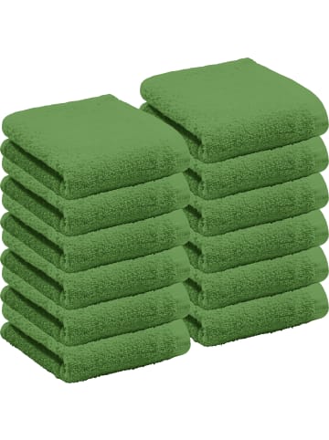 REDBEST Frottier Gästetuch 12er-Pack Oceanside in grün