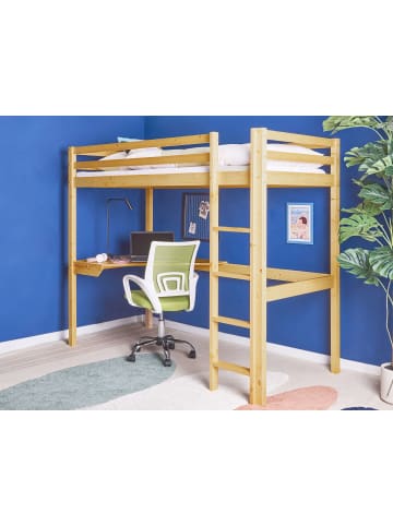 Beliani Kinderbett LOURY in Braun - (W) 207 x (H) 175 x (L) 97 cm