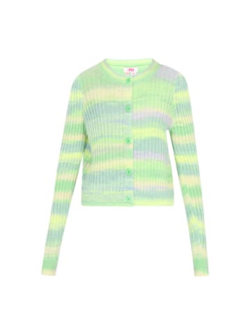 myMo Cardigan in green multicolor