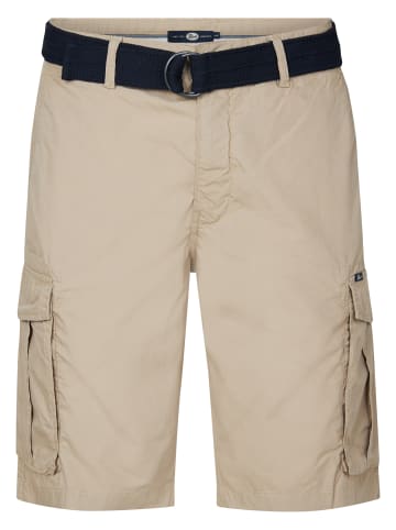 Petrol Industries Cargo-Shorts mit Gürtel Azure in Braun