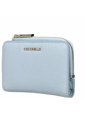 COCCINELLE Metallic Soft - Geldbörse 6cc 13 cm in mist blue