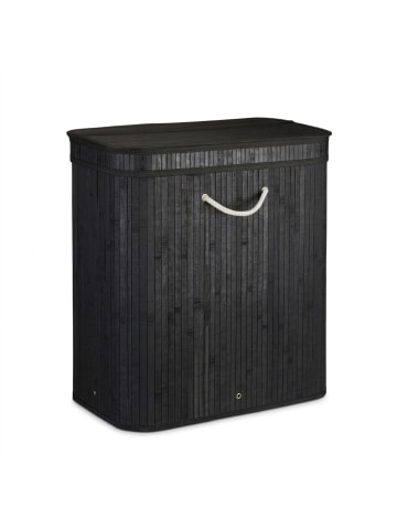 Wäschekorb in Schwarz - (B)55 x (H)63 x (T)35 cm