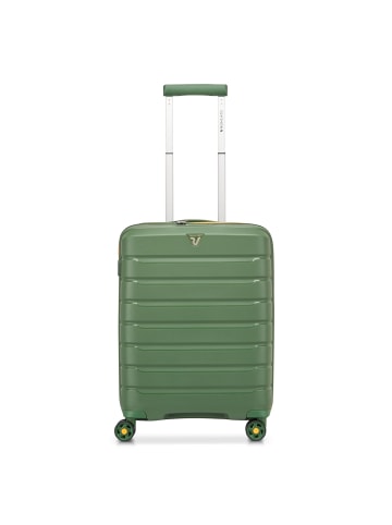 Roncato B-Flying Neon 4 Rollen Kabinentrolley 55 cm in verde militare