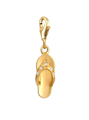 Nenalina Charm 925 Sterling Silber Schuh in Gold